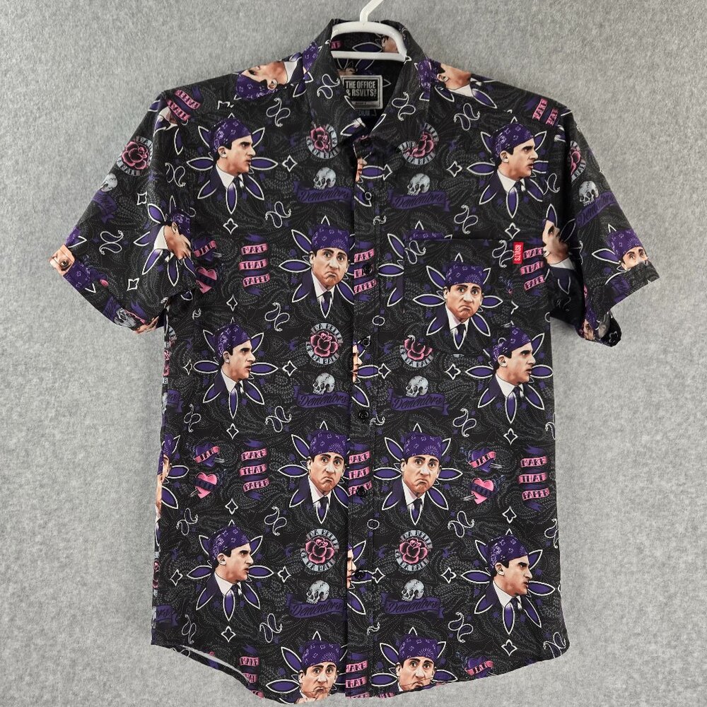 RSVLTS The Office Shirt Mens Medium Prison Mike Michael Scott Kunuflex Series 2